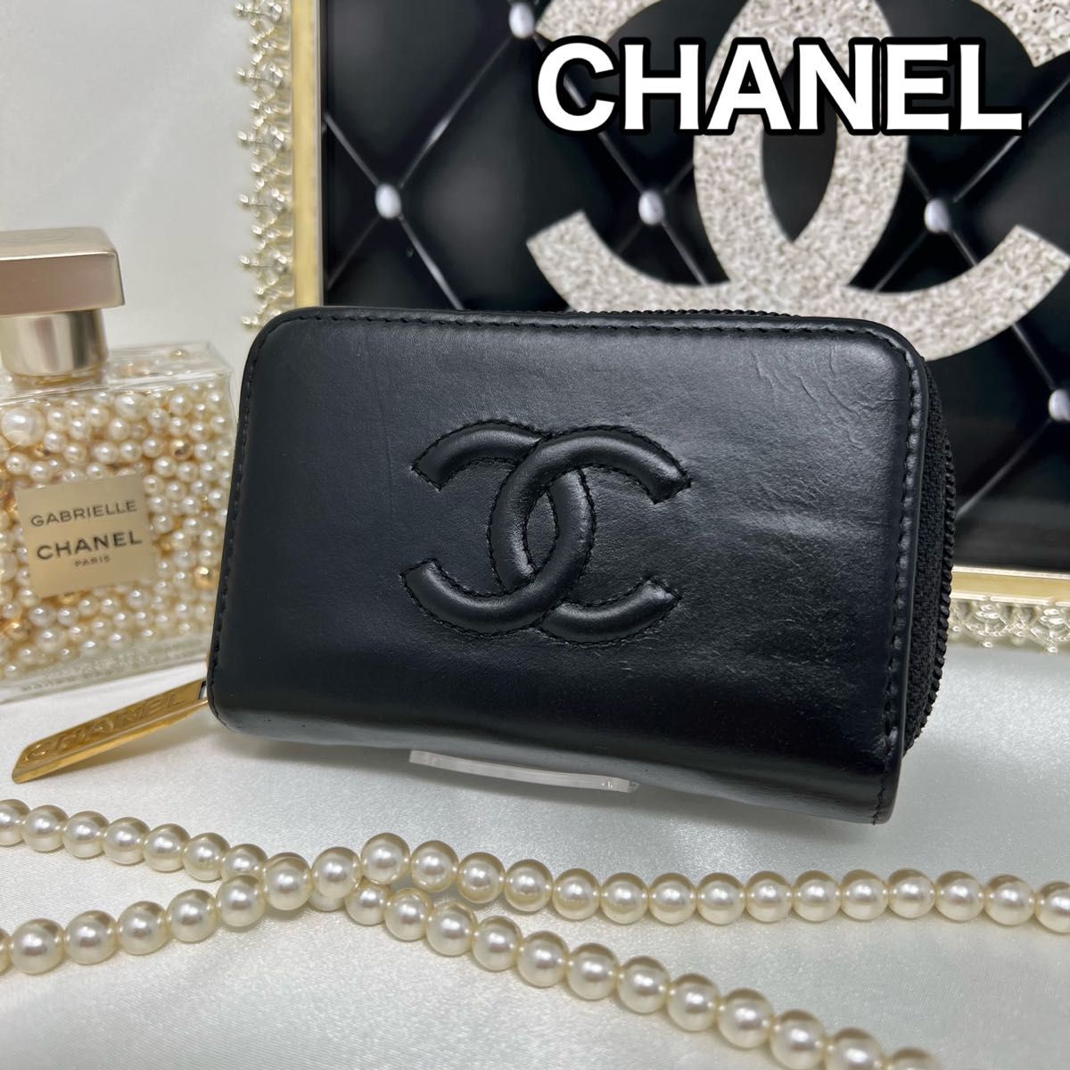 高級 CHANEL シャネル 11A P42146V28349 ココマークステッチ ナイロン