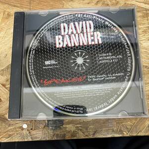 シ● HIPHOP,R&B DAVID BANNER - SPEAKER INST,シングル CD 中古品