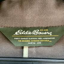 美品【Eddie Bauer/エディーバウア】コットンジャケット 7分袖 サイズ：P8 グレージュ グレー 茶色系 006-9096_画像3