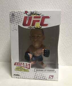 UFC TITANS VINYL COLLECTIBLE Georges St Pierre Georges sun Pierre UFC dono . entering figure doll combative sports 