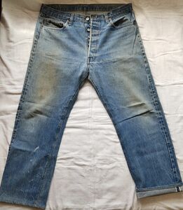 Levi's501 66後期 赤耳 リーバイス ヴィンテージノーリペア 紙パッチ サイズ38インチ 1970年代