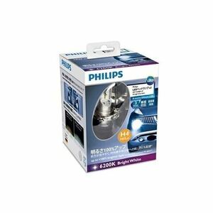 フィリップス ヘッドライト LED H4 6200K 12V 16W エクストリームアルティノン +100% 車検対応 2個入り PHILIPS X-tremeUltinon 12902LPX2