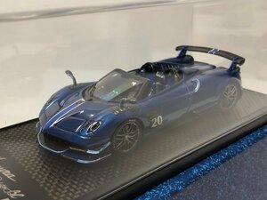 BBR 1/43 Pagani Huayra BC Roadster dark blu carbon fibre　BBRC226B