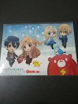 非売品　SAO ソードアート・オンライン　アリシゼーション×AKIBeAr　下敷き 　キリト アスナ ユージオ アリス 新品未開封品 即決_画像2