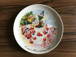 新品！不二家 皿 ペコちゃん ポコちゃん クリスマスケーキ 2012イヤープレート