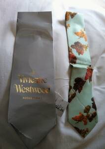 ヴィヴィアンウエストウッド*vivienne westwood*レア*vintage*当時物*コレクション柄*.葡萄柄ネクタイ*新品*コレクターマニア