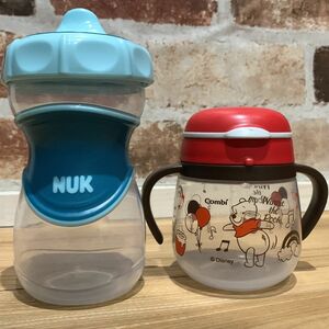 コンビ　ラクマグはじめてコップ、NUK ハードスパウト