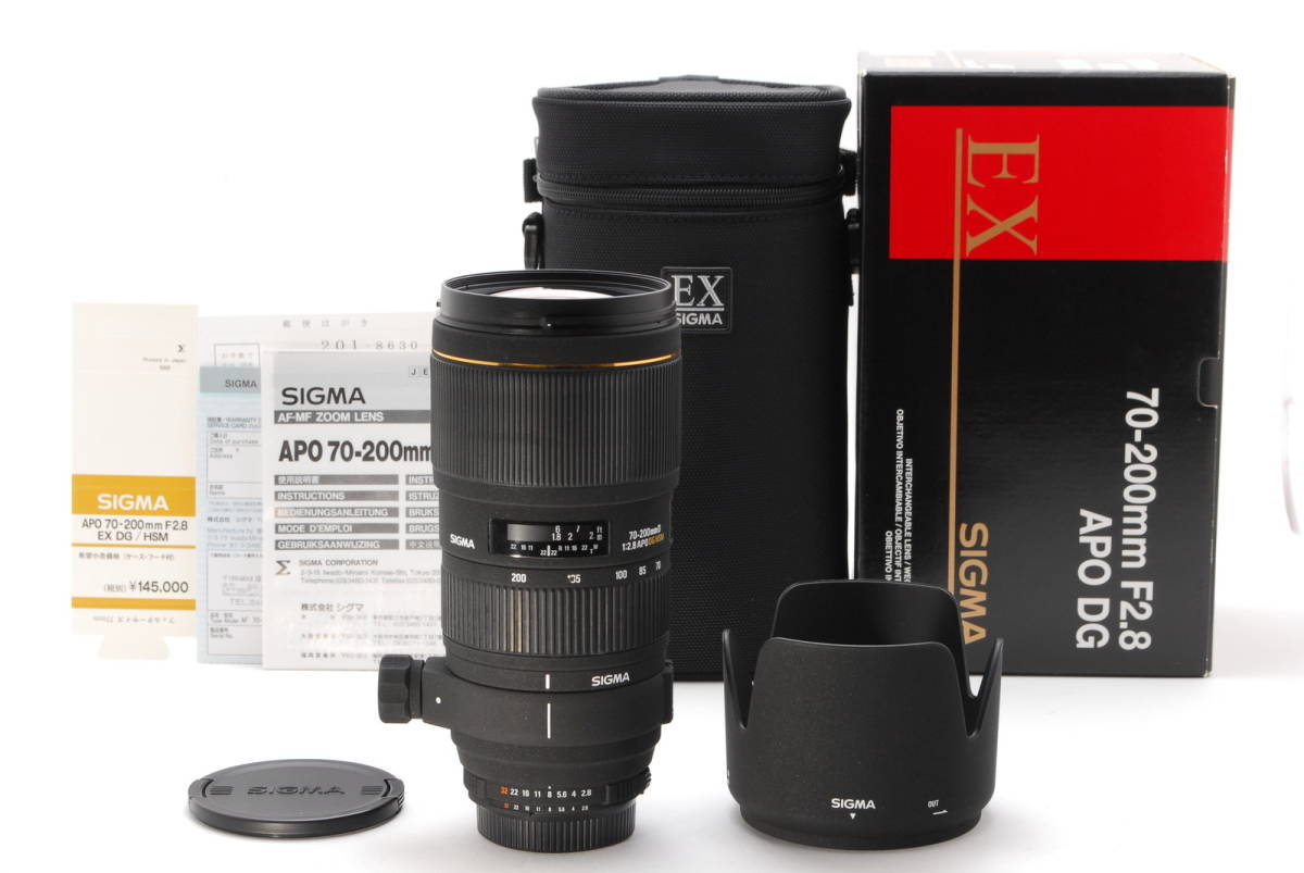 ヤフオク! -シグマ 70-200 f2.8(レンズ)の中古品・新品・未使用品一覧