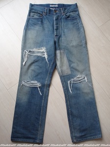 名作 N4 “LOOSE DAMEGE DENIM PT” デニム パンツ 2 エヌフォー