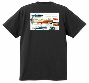 アドバタイジング ポンティアック 491 黒 Ｔシャツ 1955 チーフテン スターチーフ ローレンシャン カタリナ ホットロッド