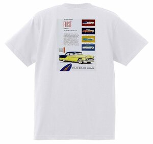 アドバタイジング オールズモビル 白 646 Ｔシャツ 1954 ゴールデン ロケット 88 98 スーパー ホリデー スターファイア カトラス