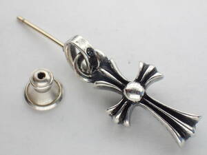  regular goods CHROME HEARTS baby fato Cross earrings ( one-side ear for )2.9g