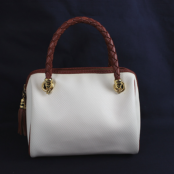 ボッテガヴェネタ トートバッグ　ハンドバッグ　ホワイト　ミニバッグ　白　極美品 