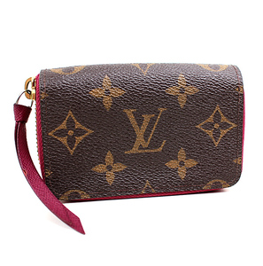 ルイヴィトン　LOUIS VUITTON　M61299 ミュルティカルト モノグラム フィーシャ ラウンドファスナー コインケース カードケース 美品　q684