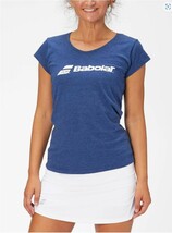 【日本未展開】BABOLAT（バボラ）レディース EXERCISE(エクササイズ) Tシャツ（US/EU：S）Navy_画像3