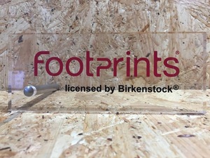 BIRKENSTOCK Birkenstock acrylic fiber Logo display not for sale store Footprints