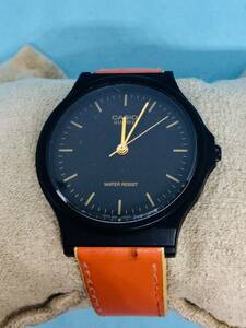 (S21)カシオ(*'▽')CASIO・MQ-61W（電池交換済み）ブラック・ユニセックス腕時計USED（送料全国一律185円)おしゃれな時計です。