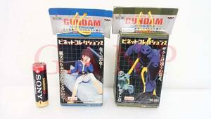 MOBILE SUIT GUNDAM FIGURE /機動戦士ガンダム　ビネットコレクション2　アムロ・レイ＋グフ　2箱　景品・非売品(not for sale)　未開封品