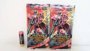 GUNDAM WAR card game / Mobile Suit Gundam Gundam * War select tedo booster [ red . star car a compilation ] together 2 pack new goods * unopened 