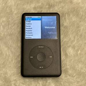 Apple iPod classic 第6世代 HDD80GBからSD128GBに変更 黒　ブラック