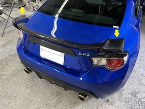 新作　未塗装　BRZ 86　ZN6 ZC6　サイド　サブ　ウィング　　スバル　TOYOTA　ハチロク　GT　純正ウィング用　空力