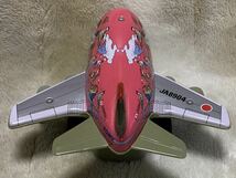 JAL ドリームエクスプレス ミッキー ミニー ディズニー　SWEET号 プルバック 飛行機 ブリキ_画像5