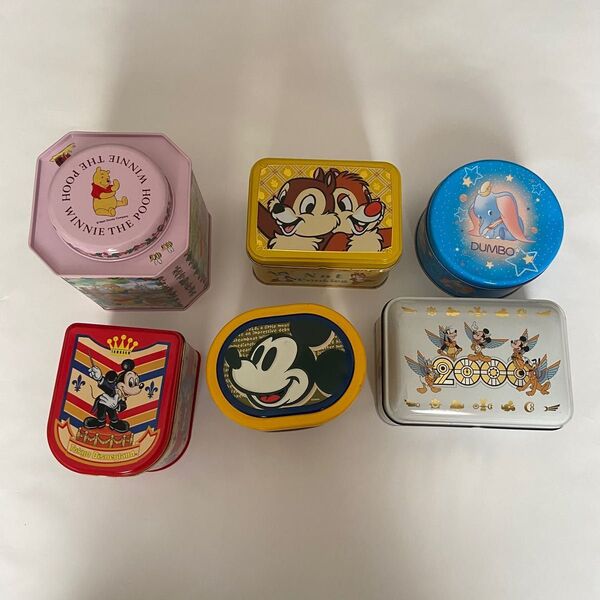 ディズニー 空き缶 6個セット