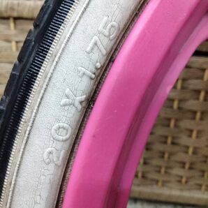 一輪車① DAIWA CYCLE キューティーガール ブラック×ピンク ２０インチ 手渡し歓迎 同梱不可の画像10