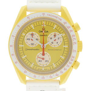 【未使用品】SWATCH　S033J100/MISSION TO THE SUN/腕時計/セラミック/箱・保証書付き/アウトレット/2SWT33-00002