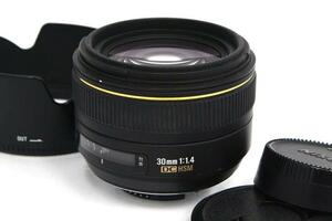 並品｜シグマ 30mm F1.4 EX DC HSM ニコンFマウント用 γA3668-2M1B