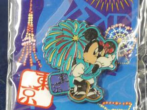  Disney pin z(. present ground pin badge ) Mickey Mouse Tokyo limitation ( festival equipment bundle . flower fire ) valuable goods quick shipping unopened goods 