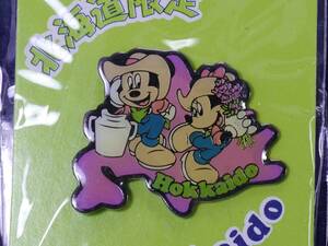 ディズニー ピンズ(ご当地ピンバッジ)ミッキー&ミニー 北海道限定 未開封品