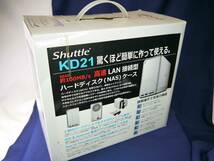 シャトル（Shuttle）オムニナス：OMNINAS KD21　ハードディスクNAS（簡易サーバー）PC周辺機器　ジャンク品（通電OK：不動作品）部品取り機_画像7