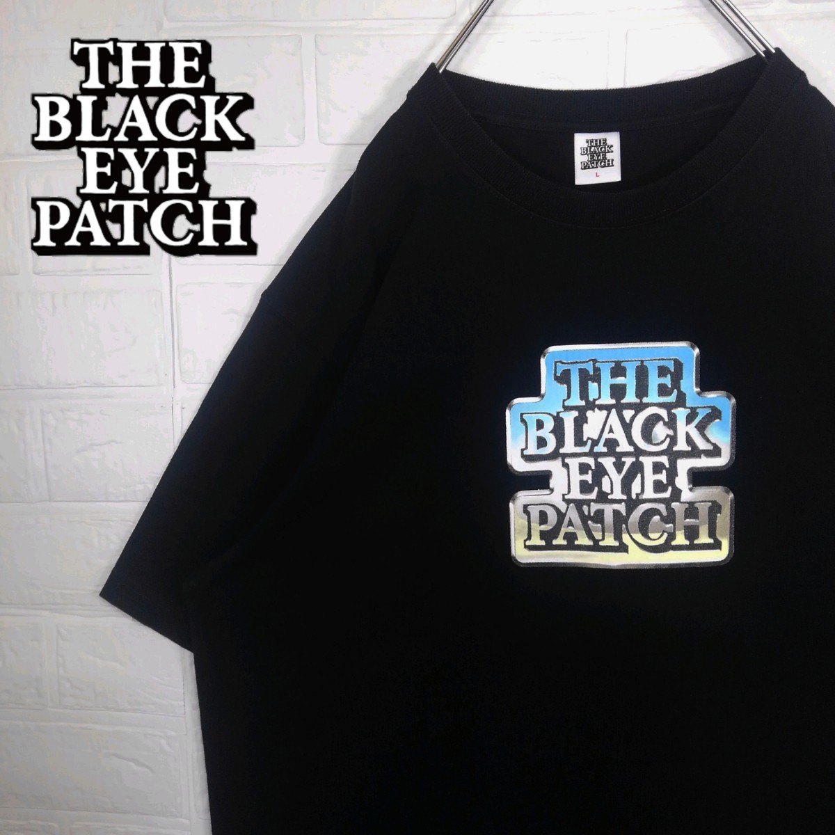 TIGHTBOOTH Black Eye Patch / TBEP HANDLE WITH CARE HOODIE / M 