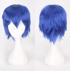 [ бесплатная доставка ] костюмированная игра парик Bob синий blue Short костюм мелкие вещи аниме игра manga (манга) Halloween маскарадный костюм kos плеер 