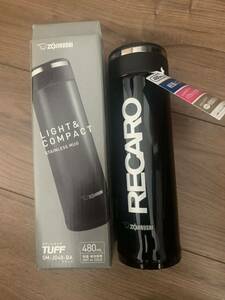  Recaro RECARO Zojirushi ZOJIRUSHI flask direct .. stainless steel mug 480ml black SM-JD48-BA Novelty new goods unused 