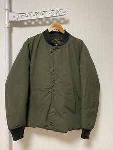 [FINDERS KEEPERS] 15AW 定価66,000 FK-M1943 PUFFY JKT ミリタリーダウンジャケット L オリーブ ファインダーズキーパーズ