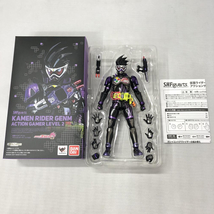 【中古】開封品 バンダイ S.H.Figuarts 仮面ライダーゲンム アクションゲーマー レベル2 エグゼイド 魂ネイション2017[240015230355]_画像3