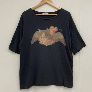 UNDERCOVER 13AW 猫 天使 バラ ドルマン Tシャツ アンダーカバー 半袖 カットソー Tee CAT キャット ローズ archive 2100137