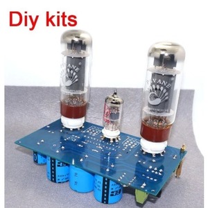 [ free shipping ]EL34 el34b 10 w single tube power amplifier diy kit board kit no tube