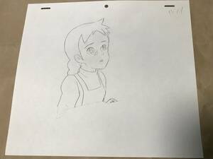  animation Anne of Green Gables world masterpiece theater Japan animation autograph original picture close wistaria . writing Miyazaki . cell picture 