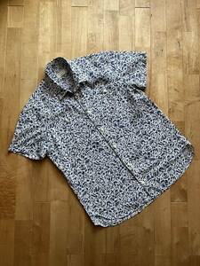 MAISON KITSUNE mezzo n fox fox pattern short sleeves shirt size 41(S corresponding )