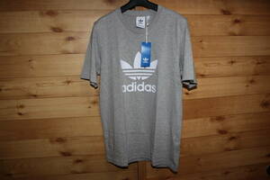 未使用アディダスadidas　メンズM　灰　オリジナルス　アディカラー クラシックス トレフォイル 半袖Tシャツ GN3465　送料無料即決