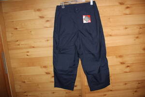  unused North Face lady's L navy blue tuck park wide tei Lee ji- pants wide pants NBW81832