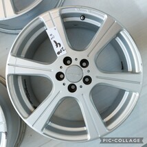 マナレイ EURO EDITION ホイール 17インチ 7J +48 PCD100 5穴ホイールのみ 4本セット インプレッサ レガシィ BRZ 86 ★ _画像10