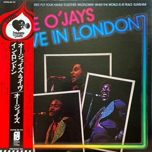 THE O'JAYS/LIVE IN LONDON/PUT YOUR HANDS TOGETHER/WHEN THE WORLD IS AT PEACE/WILDFLOWER/BACK STABBER/SUNSHINE/LOVE TRAIN/帯付/MURO