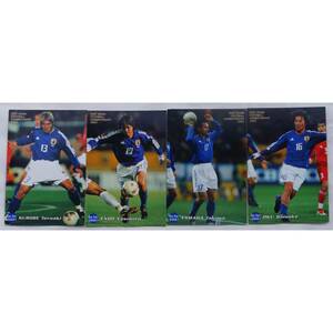 EAST ASIAN FOOTBALL CHAMPIONSHIP 2003 used trading card 4 sheets ( #599 )