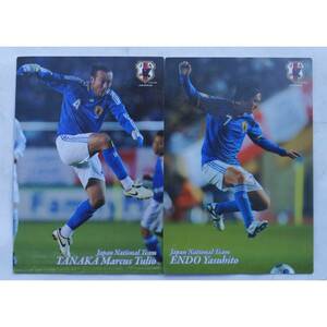 2010 Japan National Team used trading card 2 sheets rice field middle marx ...&. wistaria guarantee .( #642 )