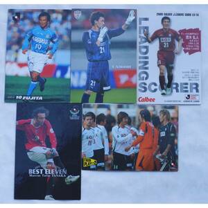 J.LEAGUE used trading card 5 sheets ( #645 )