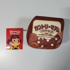 送料無料☆匿名配送☆新品 カントリーマアム ポーチ キューブポーチ カントリーマアム お菓子シリーズ ポーチ 面白い 不二家 ペコちゃん p